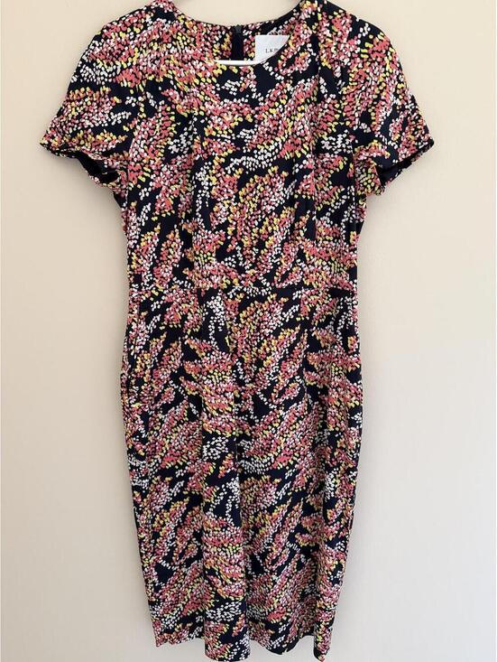 LK Bennett Dresses & Skirts - L.K. Bennett DR Gabriel Blue Animal Flattering Hour Glass Classy Wedding Guest